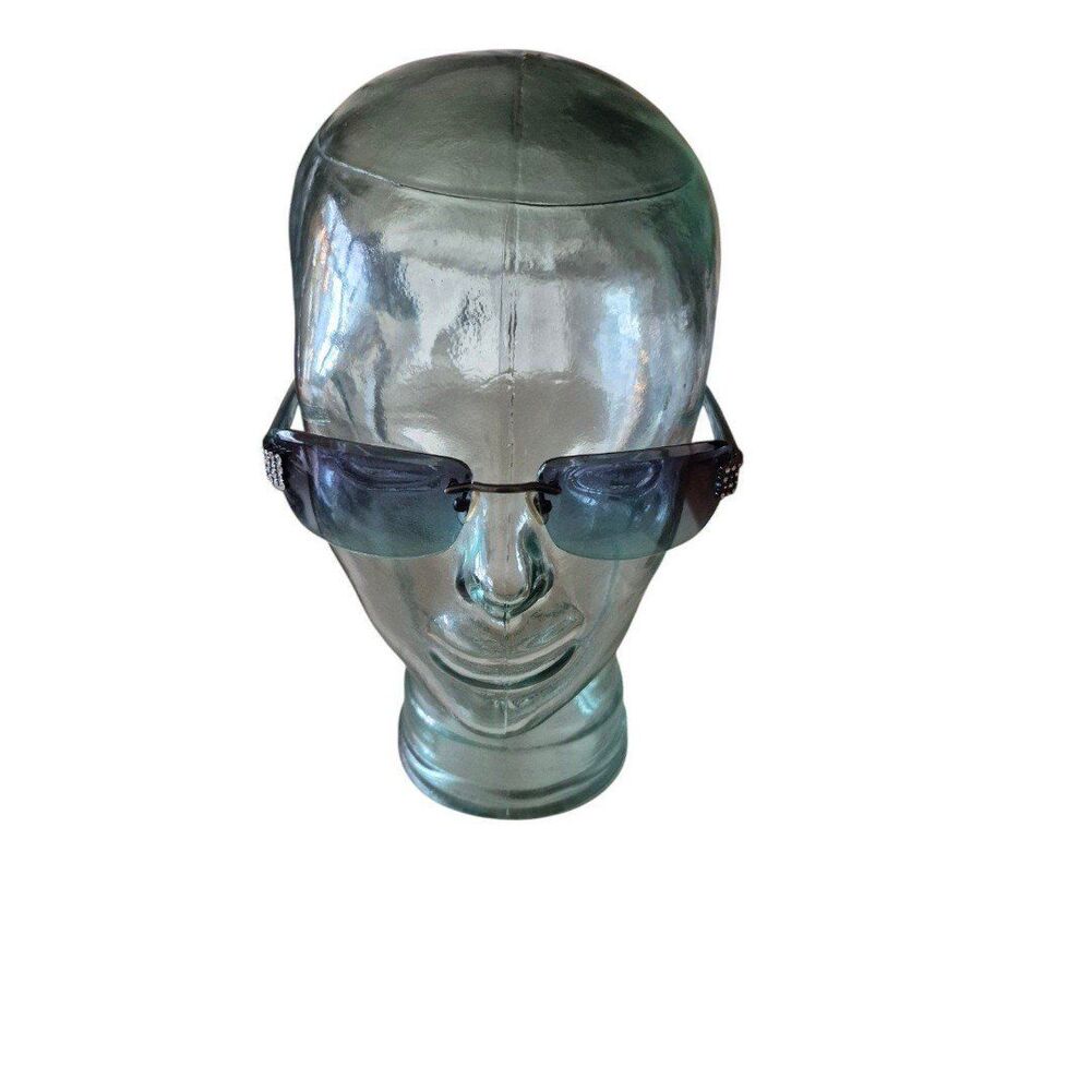 Fossil Ladanna Vintage Sunglasses Rhinestone Rimless Womens Sunglasses MS3977